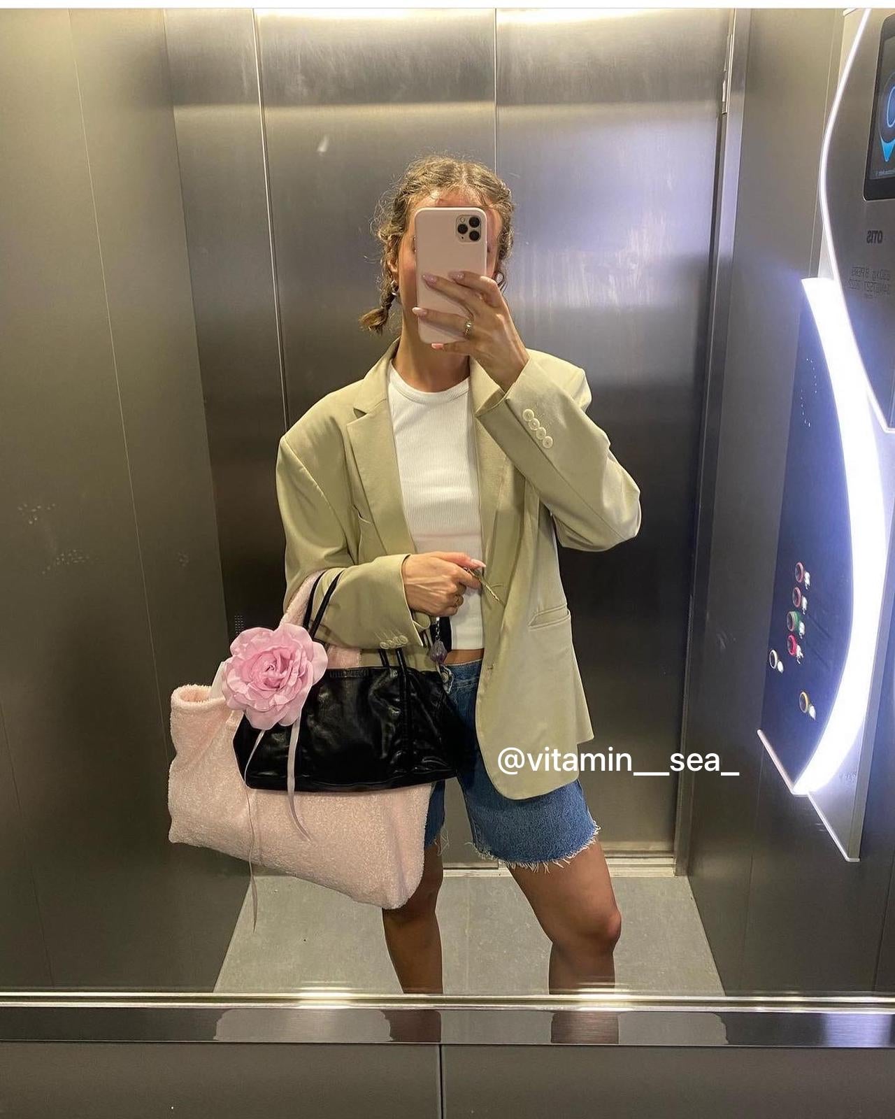 Terry tote bag