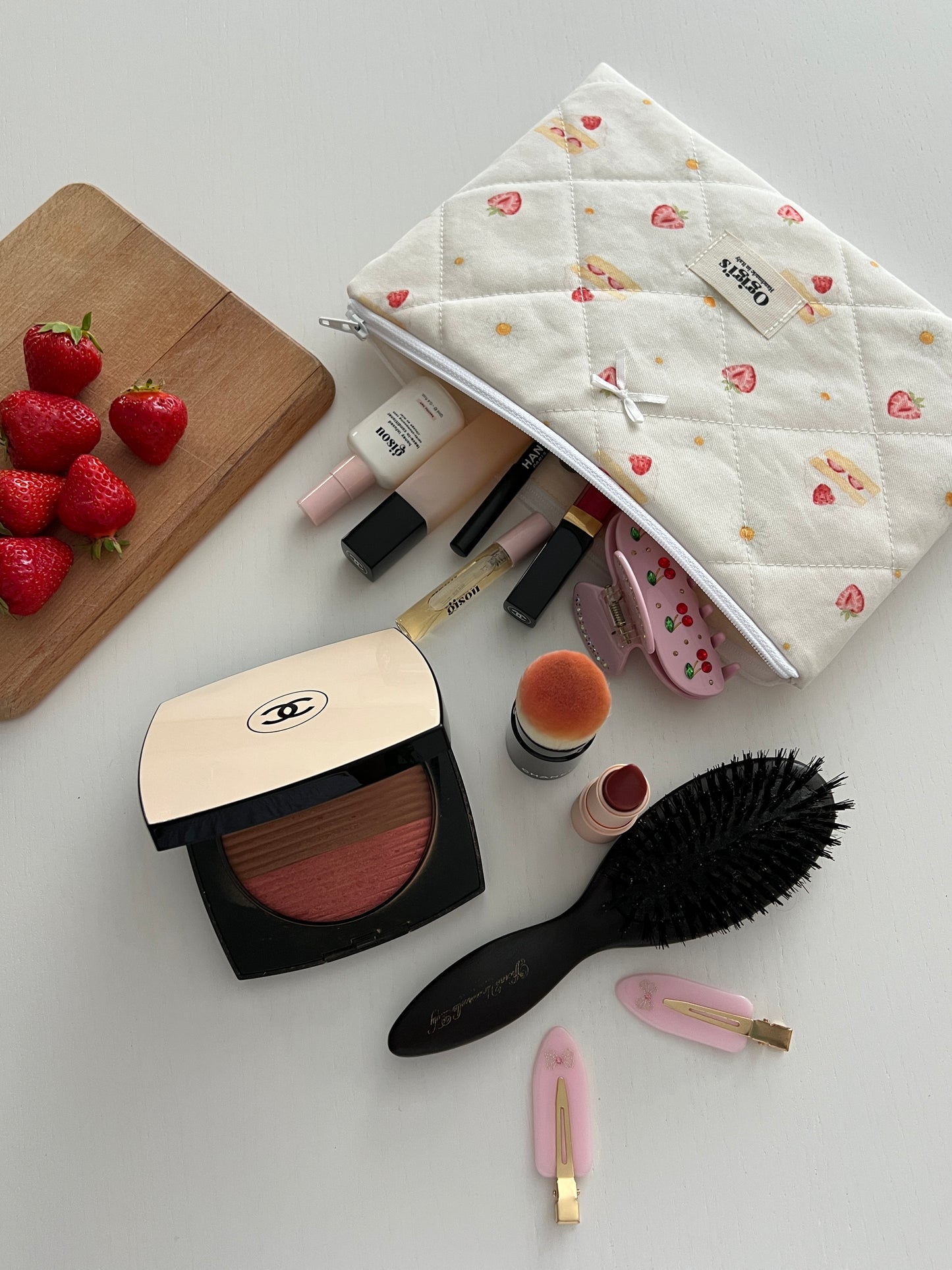 Flat sac beauty case