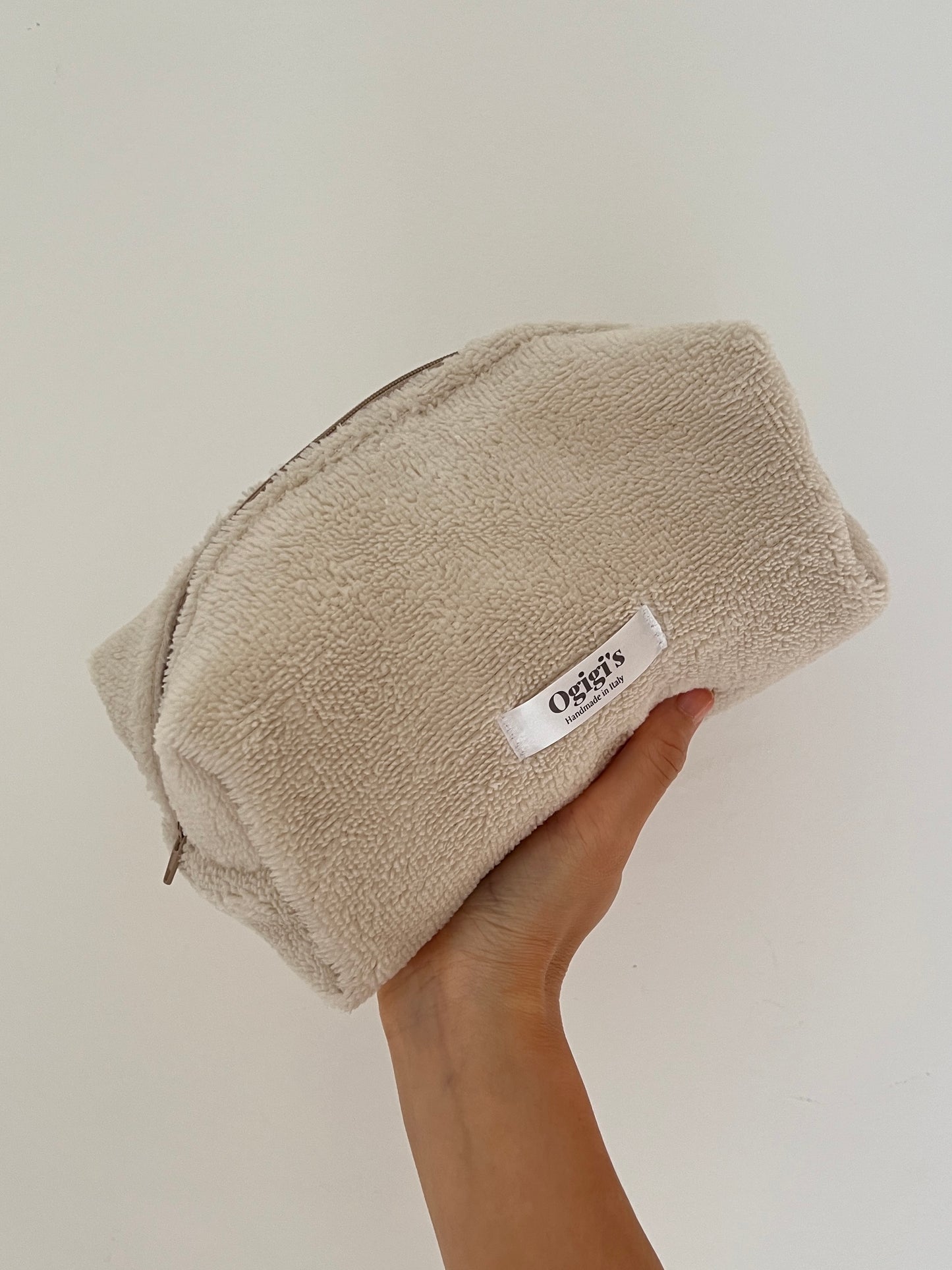 Beauty case teddy beige