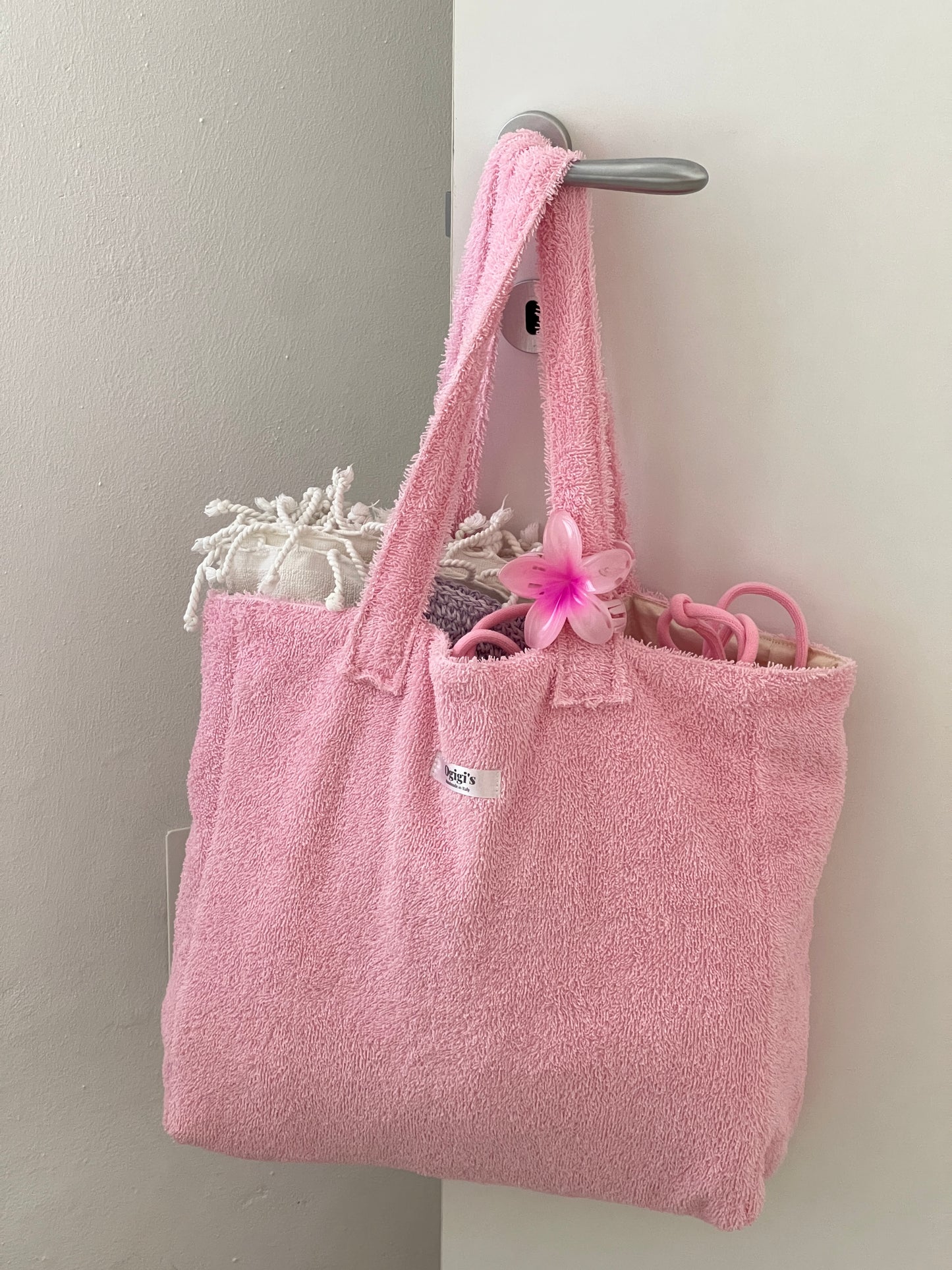 Terry tote bag