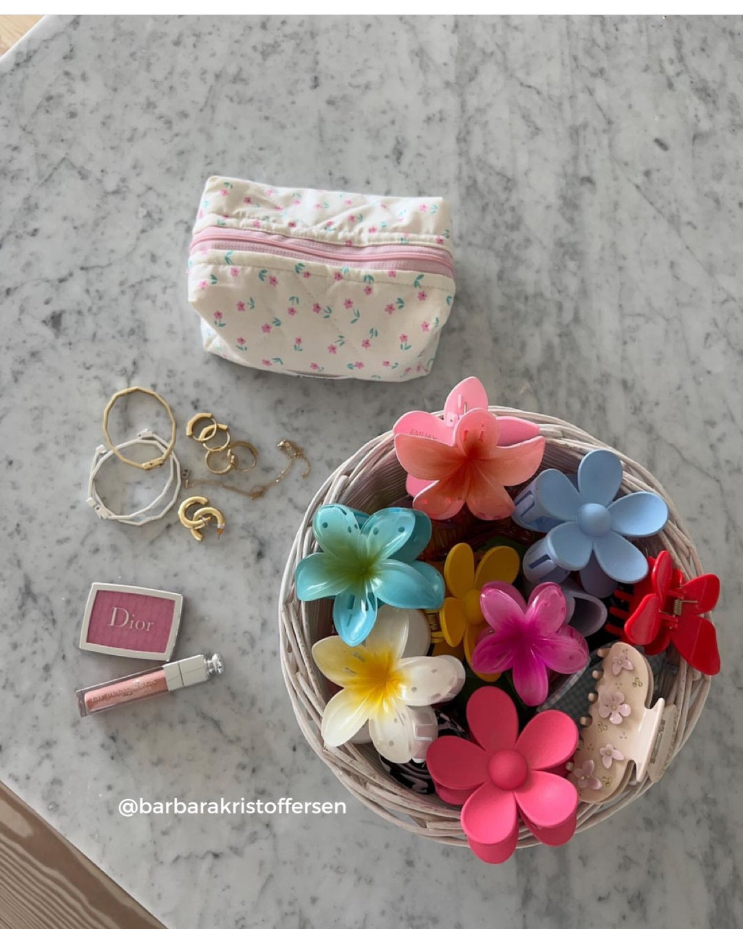 Beauty case tulips floral