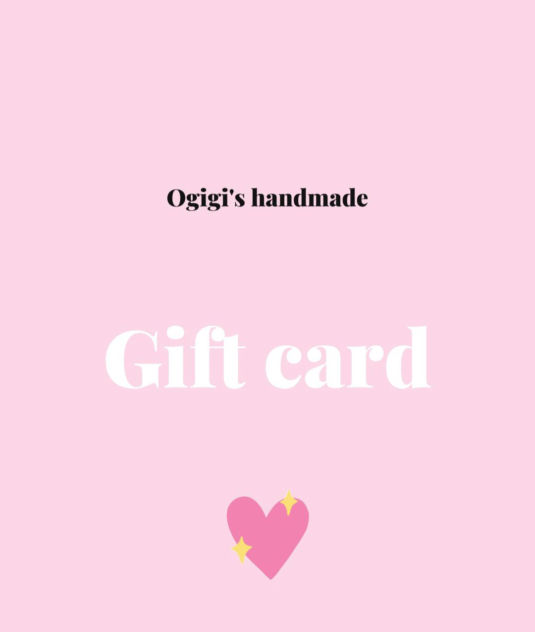 Sweet gift card