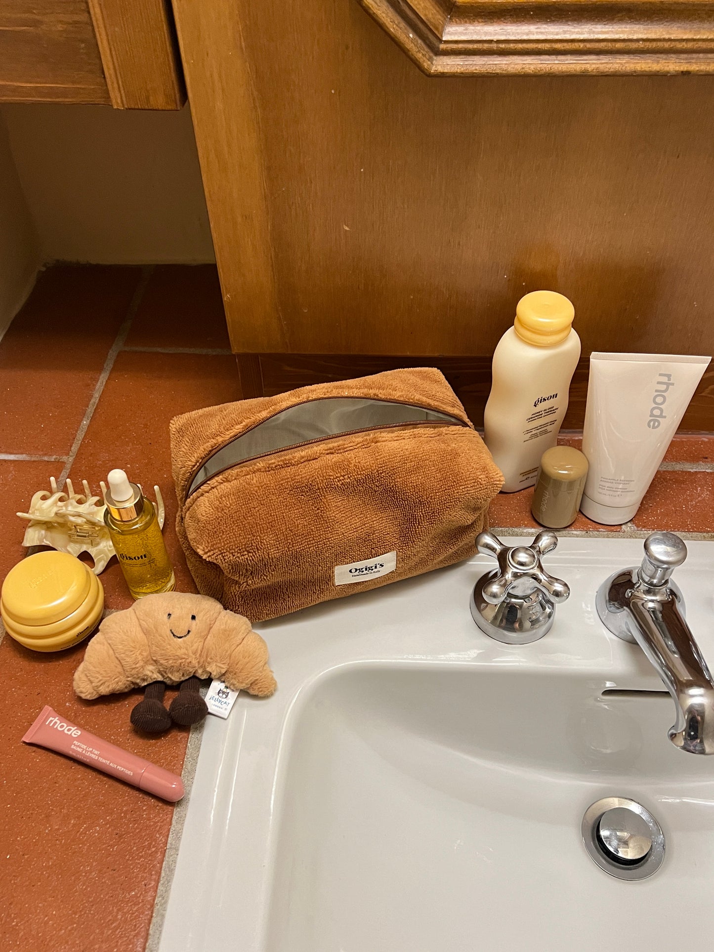 Beauty case teddy chestnut