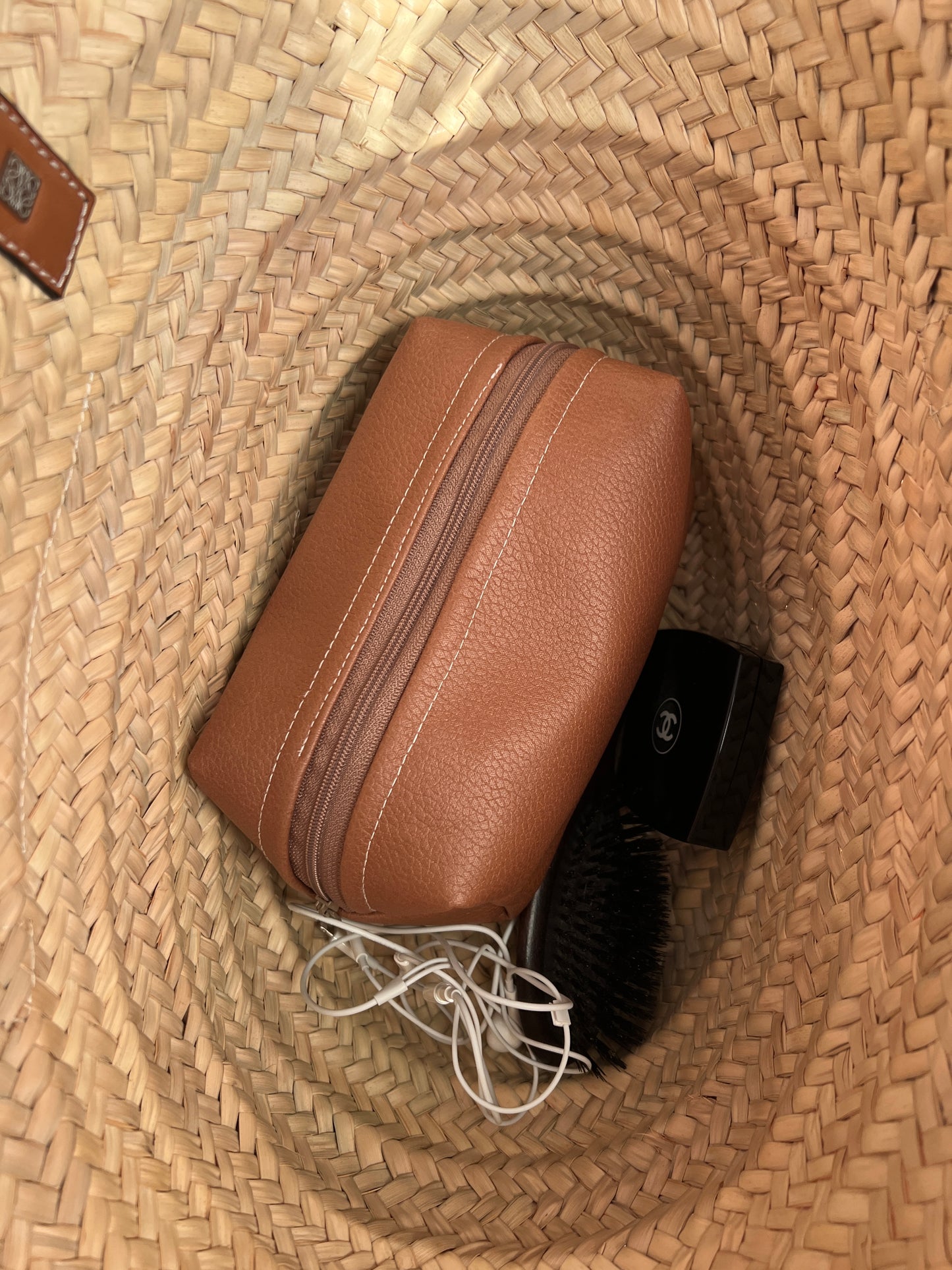 Beauty case vegan leather