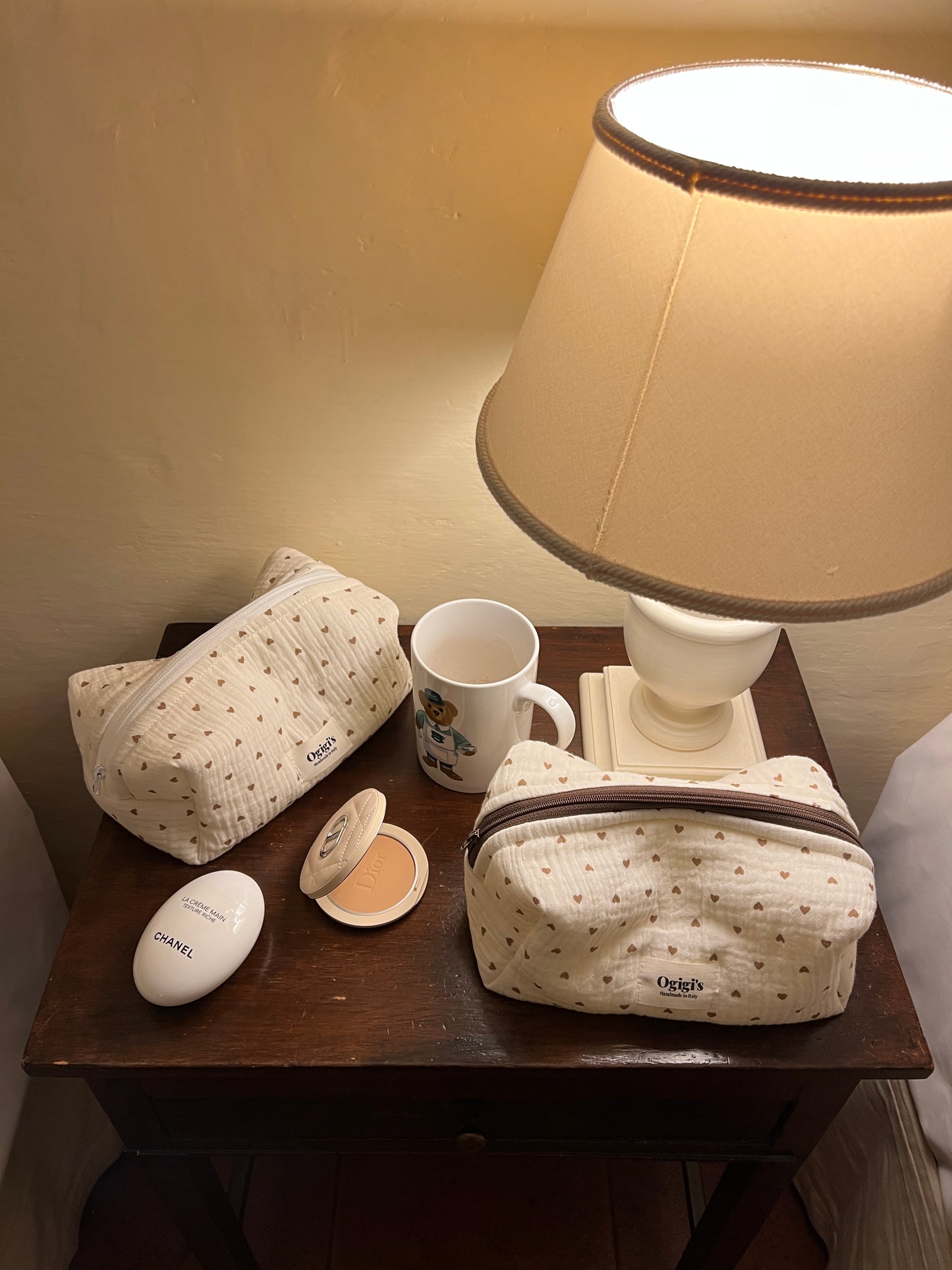 Beauty case cappuccino