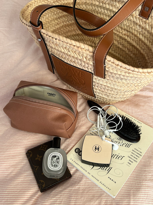 Beauty case vegan leather