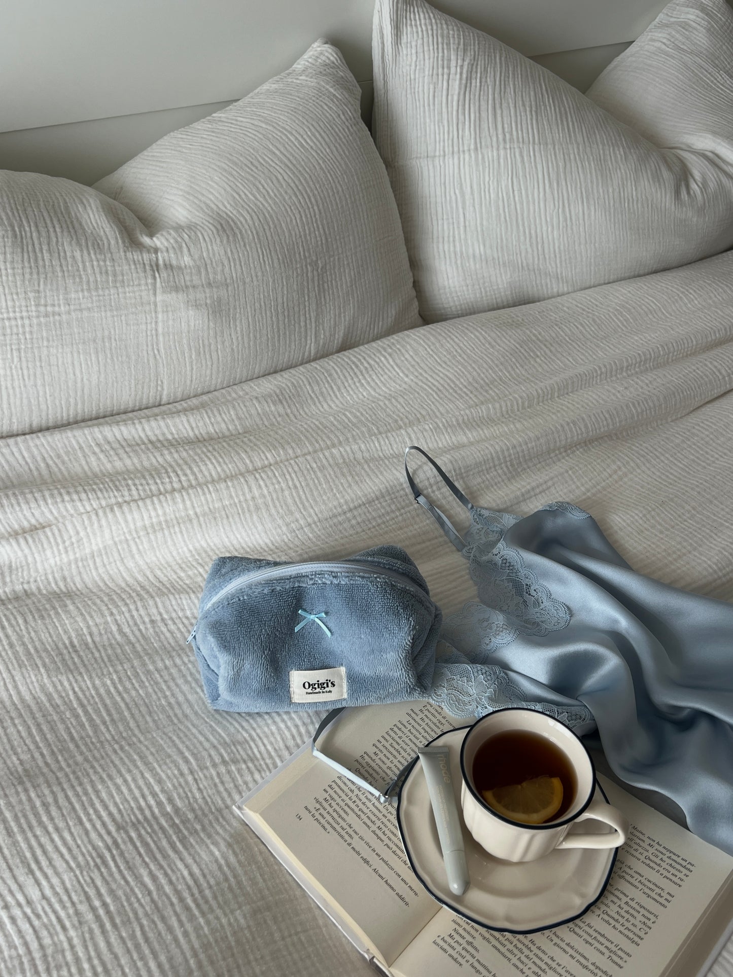 Beauty case sky blue