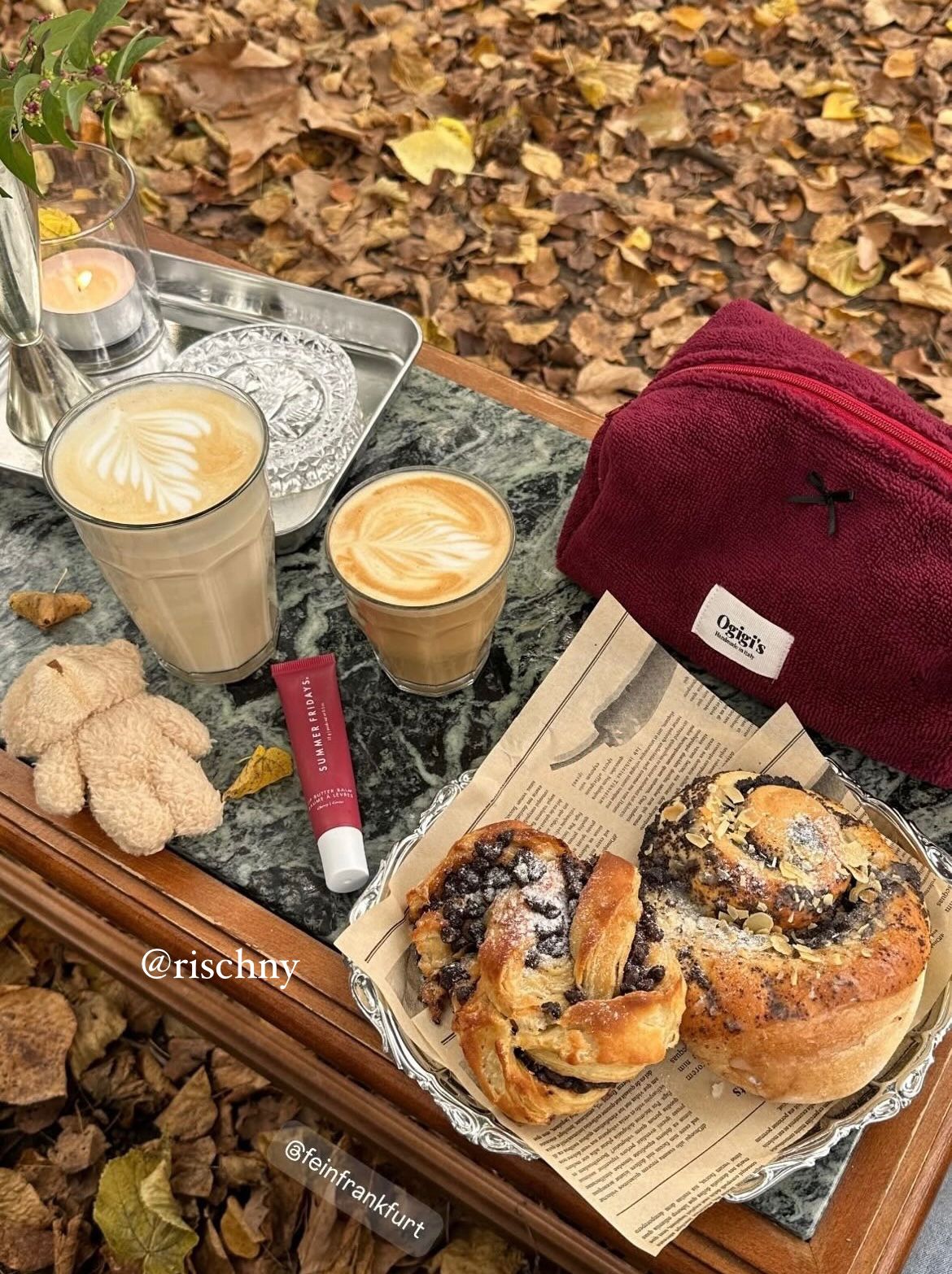 Beauty case teddy cherry red