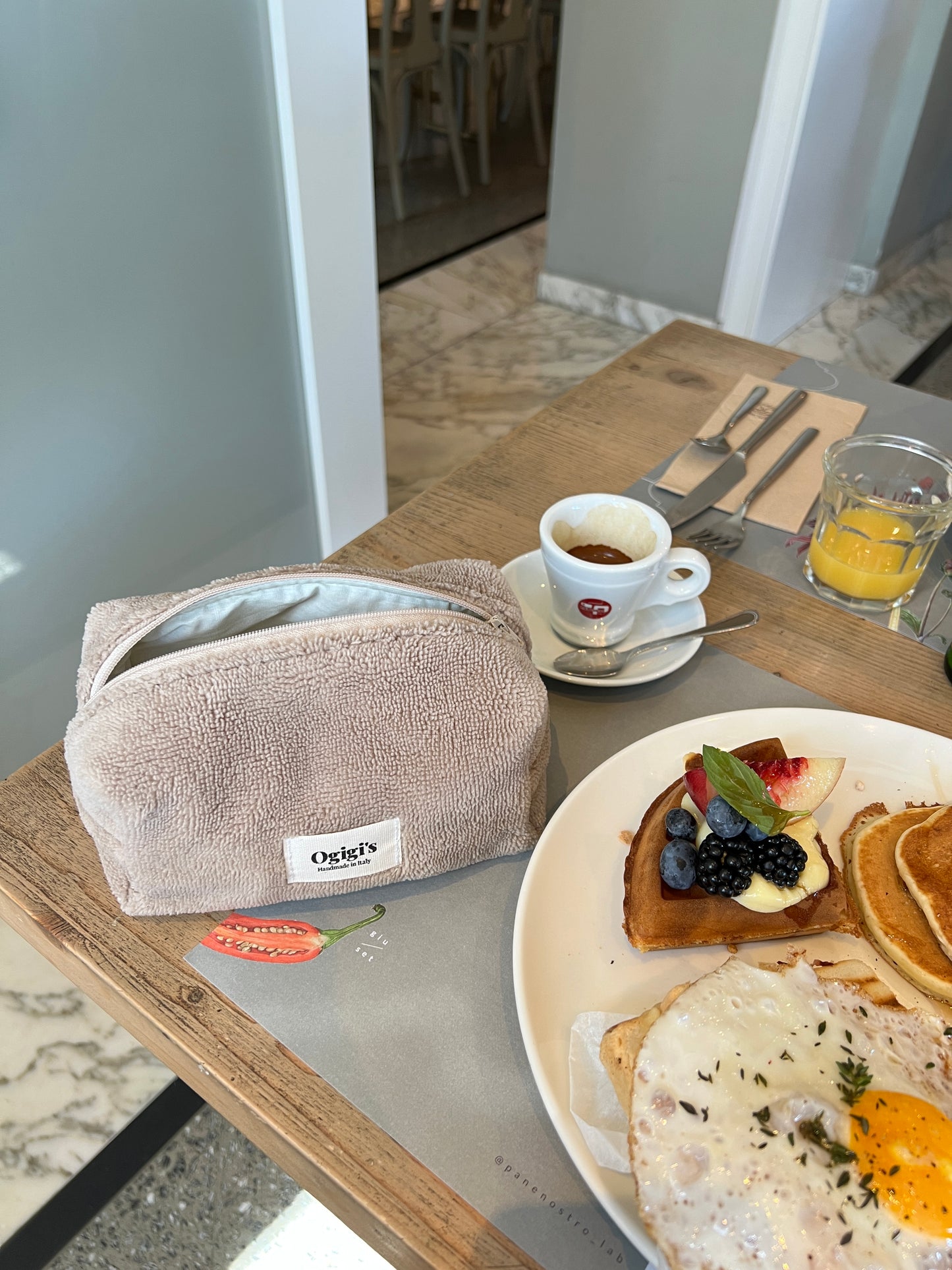 Beauty case teddy toasted