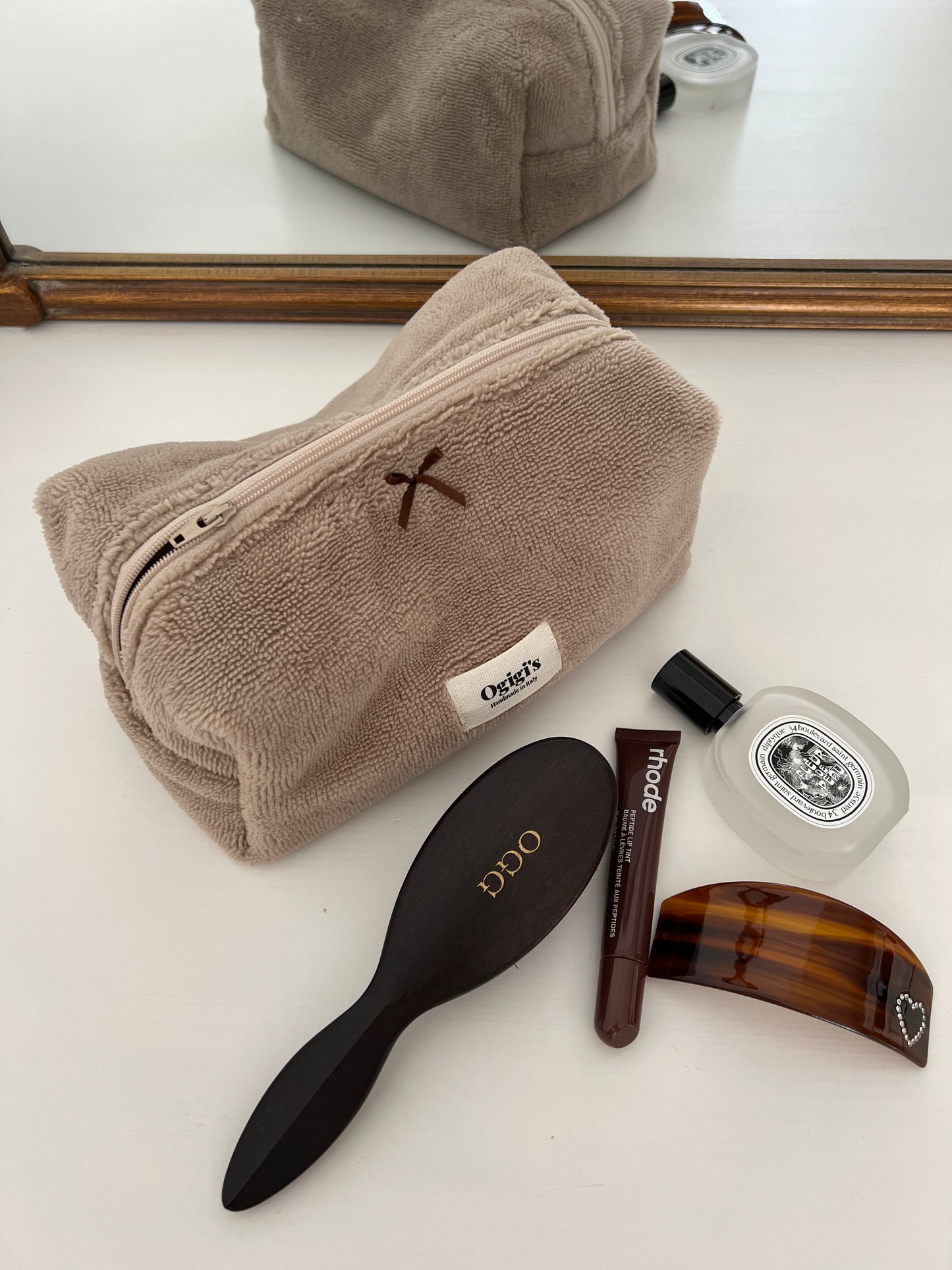 Beauty case teddy toasted