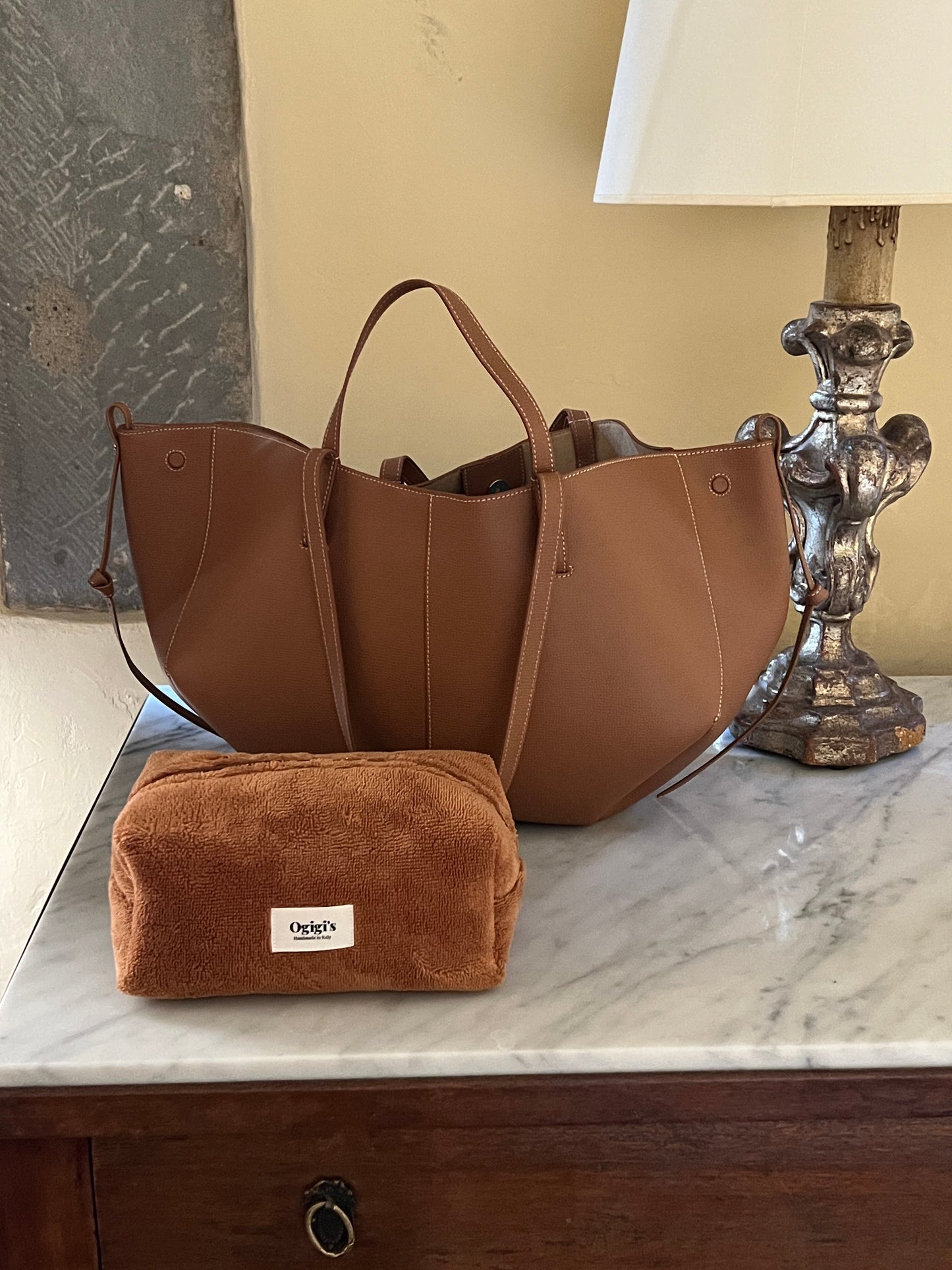 Beauty case teddy chestnut