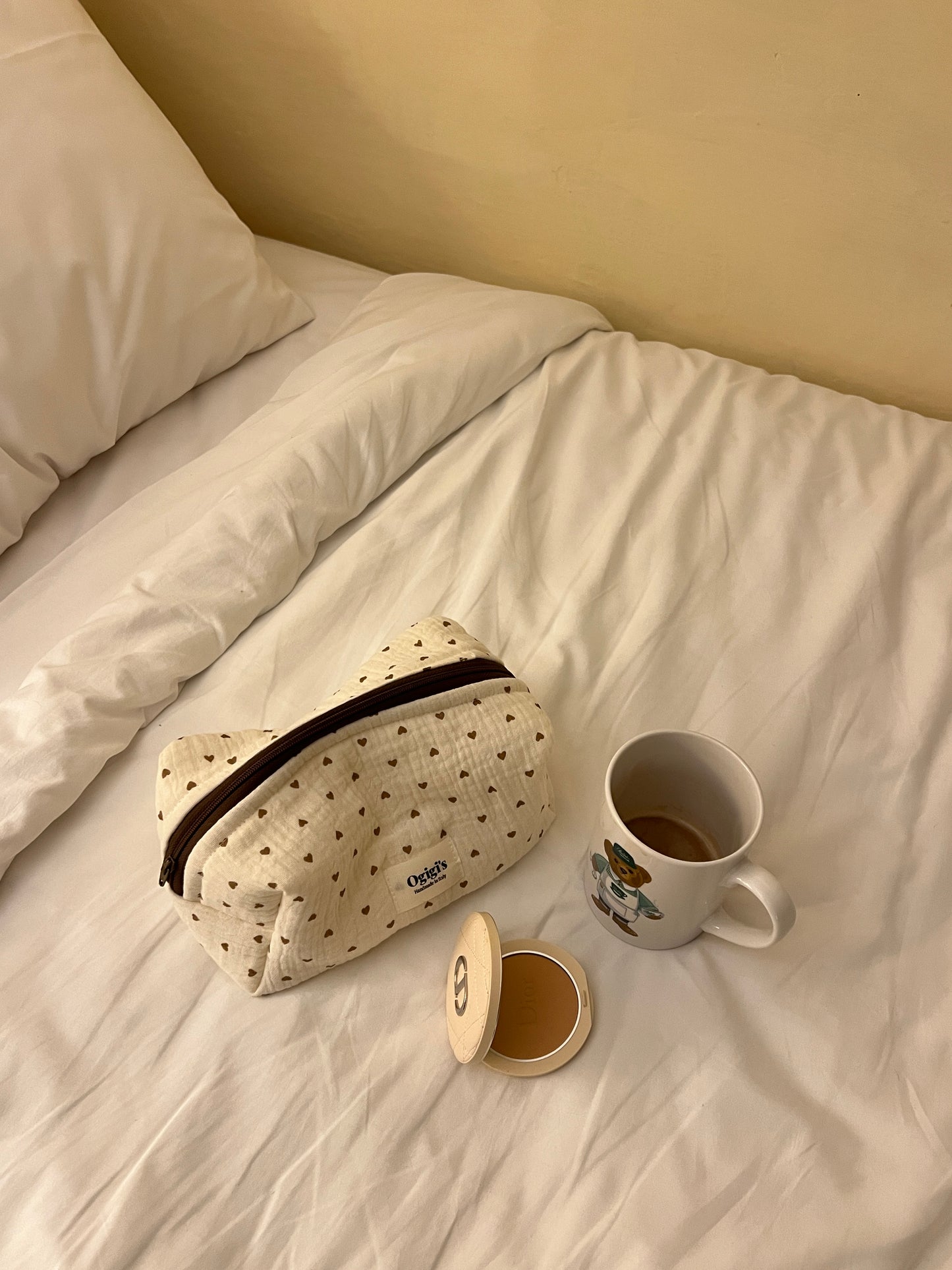 Beauty case cappuccino