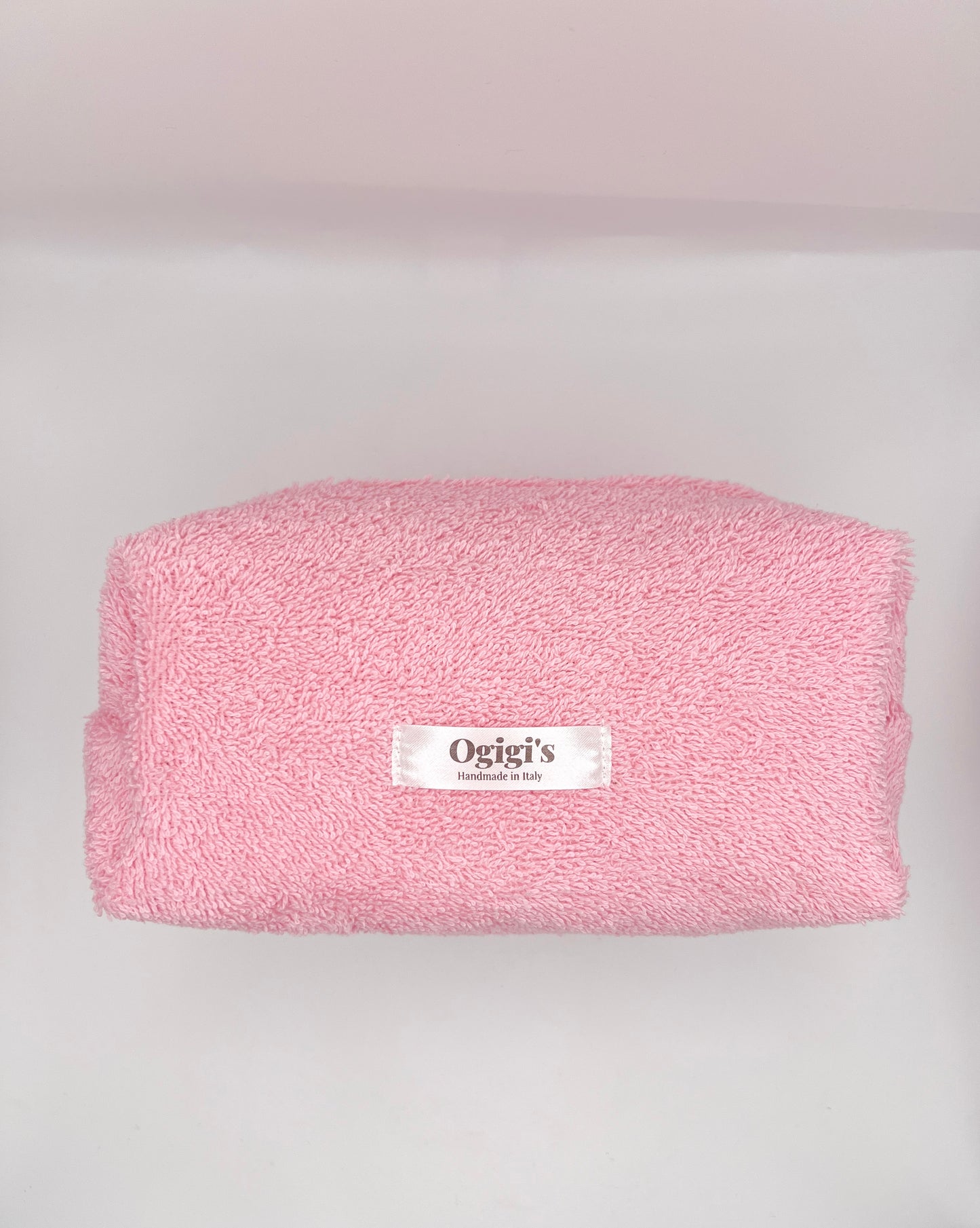 Beauty case bubble pink terry