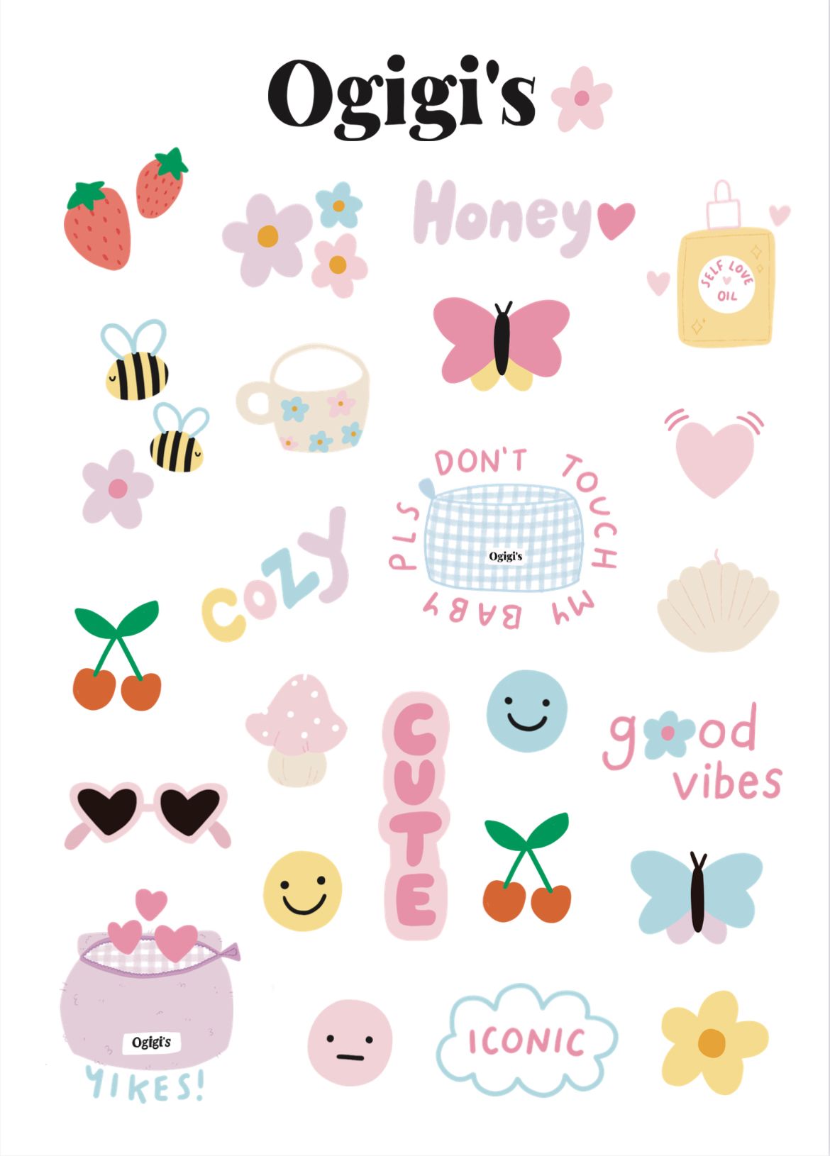 Sticker sheets – ogigi's handmade