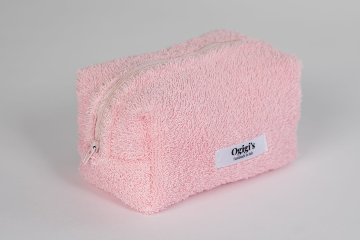 Beauty case bubble pink terry