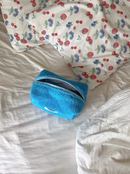 Beauty case bluette terry