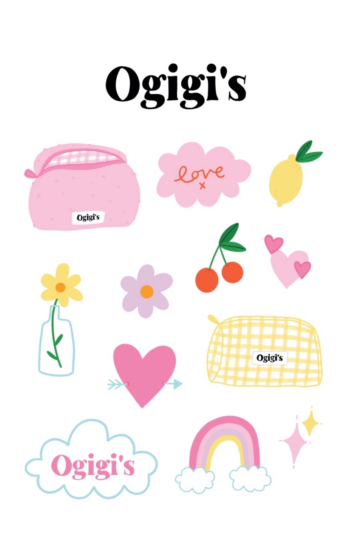 Sticker sheets – ogigi's handmade